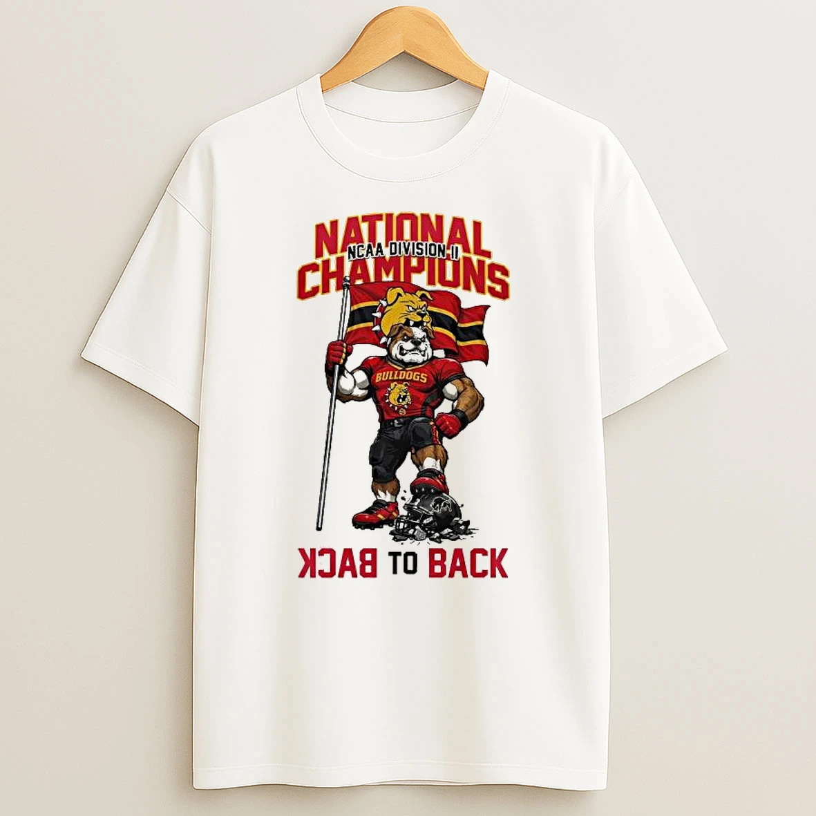 Vflippa Legendusashirt 20251223_094423 85_ferris State Bulldogs 2025 Ncaa Division Ii Champions Back To Back Mascot T Shirt