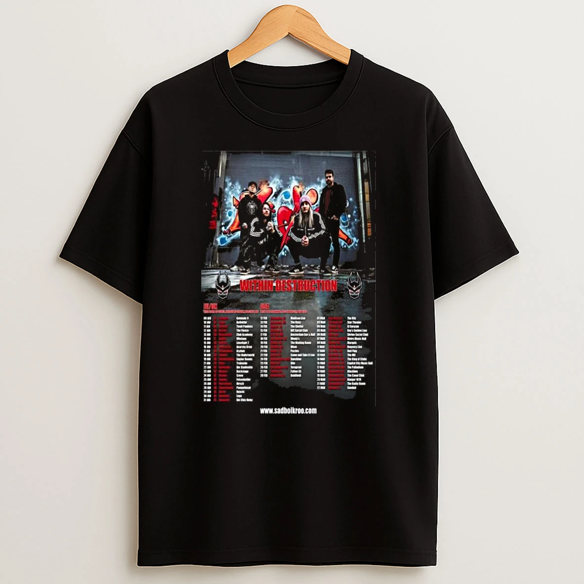 Vflippa Legendusashirt 20251223_094423 85_within Destruction Eu Uk Usa Tour 2026 T Shirt