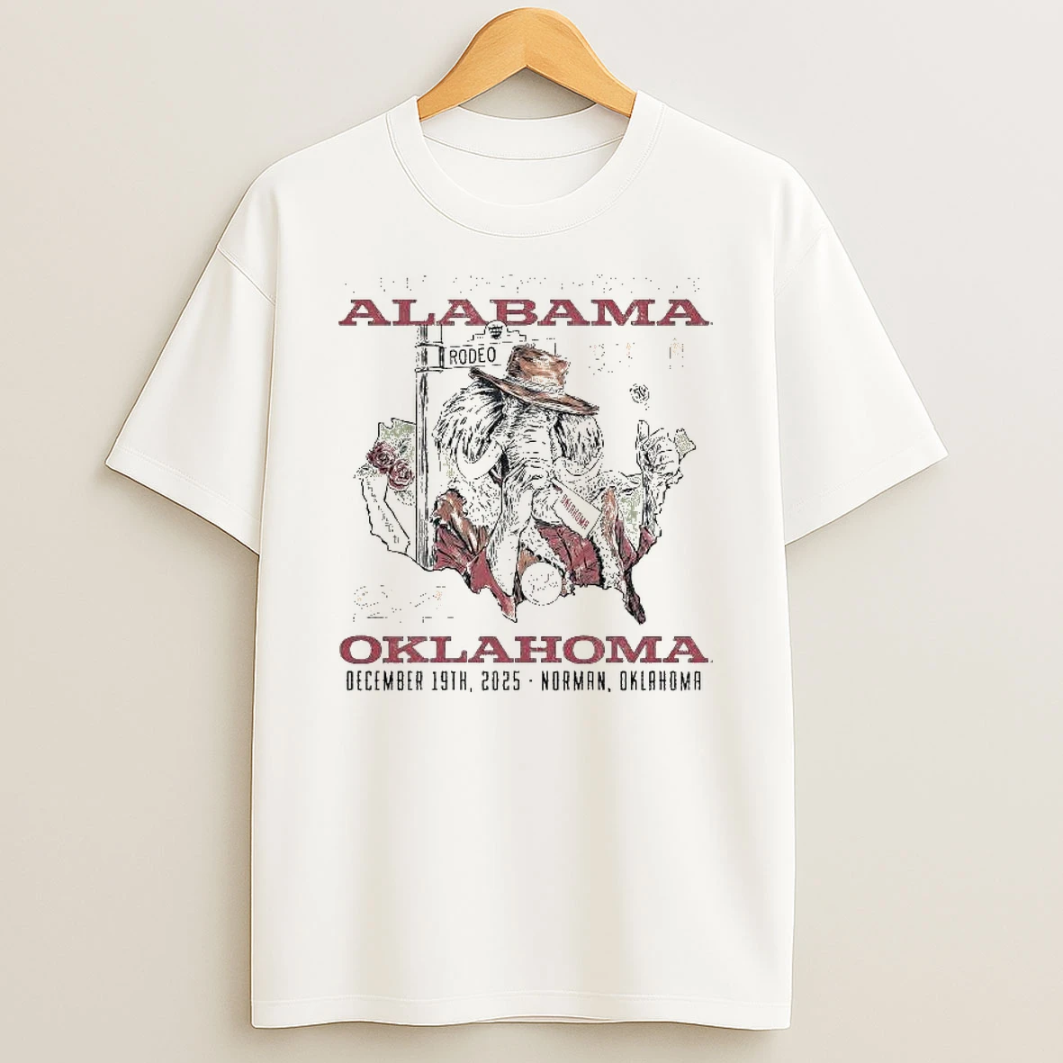 Vflippa Legendusashirt 20251223_112454 14_alabama 34 24 Oklahoma Cfp First Round December 18th 2025 Norman Oklahoma T Shirt