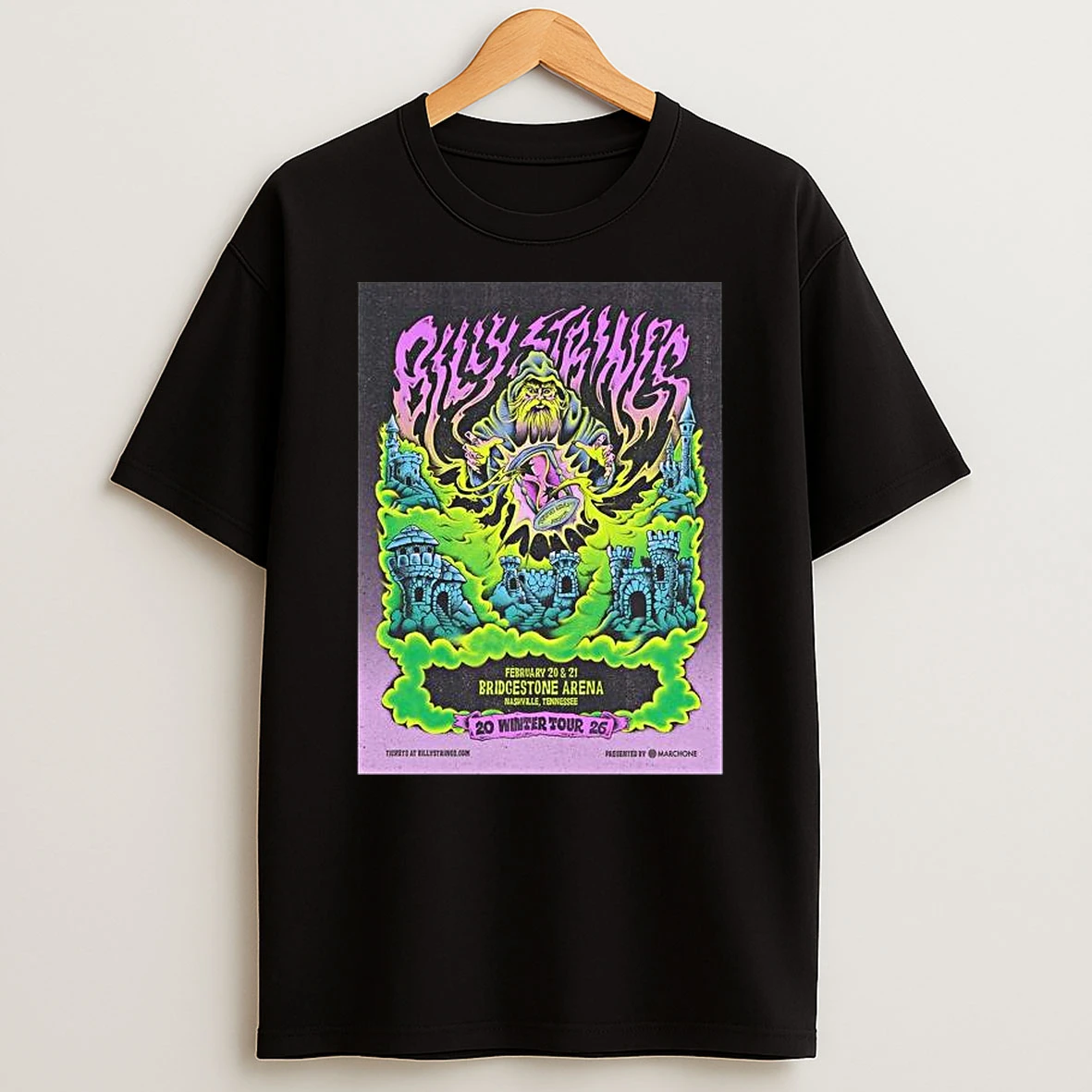 Vflippa Legendusashirt 20251224_094845 92_billy Strings Nashville Tennessee Winter Tour At Bridgestone Arena On February 20 And 21 2026 T Shirt