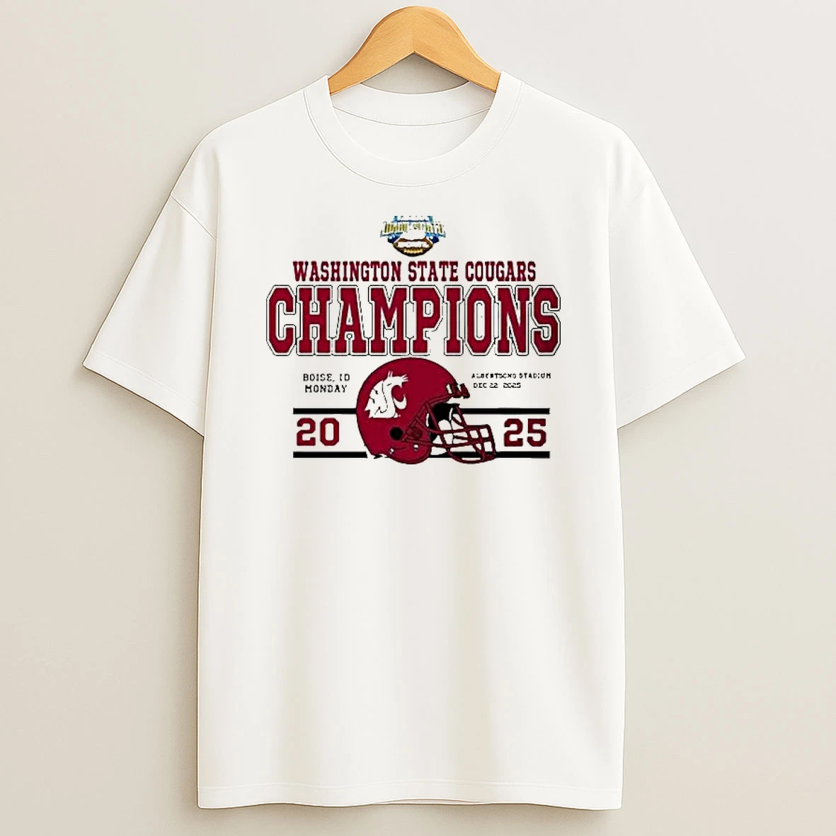 Vflippa Legendusashirt 20251224_094845 92_congrats Washington State Cougars Potato Bowl Champions 2025 Famous Idaho Potato Bowl T Shirt