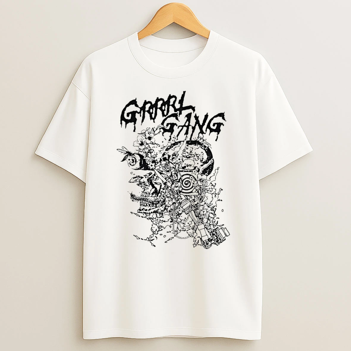 Vflippa Legendusashirt 20251224_094845 92_grrrl Gang X Behelit Press Electric Bloom Indie T Shirt