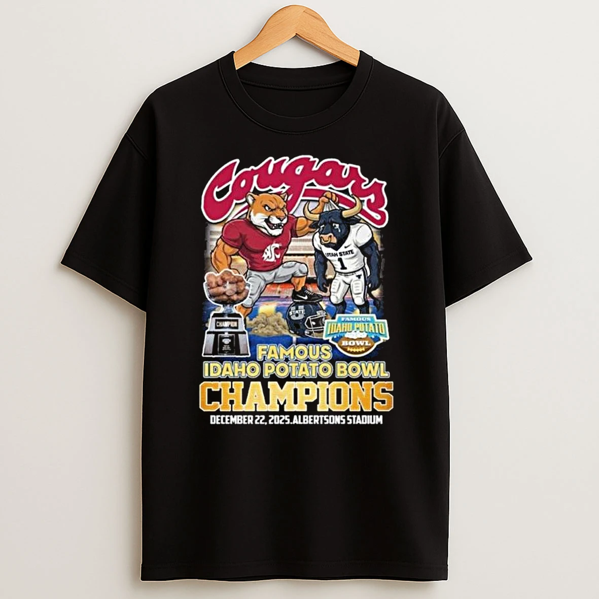Vflippa Legendusashirt 20251224_094845 92_houston Cougars 2025 Famous Idaho Potato Bowl Champions Mascot Vintage T Shirt