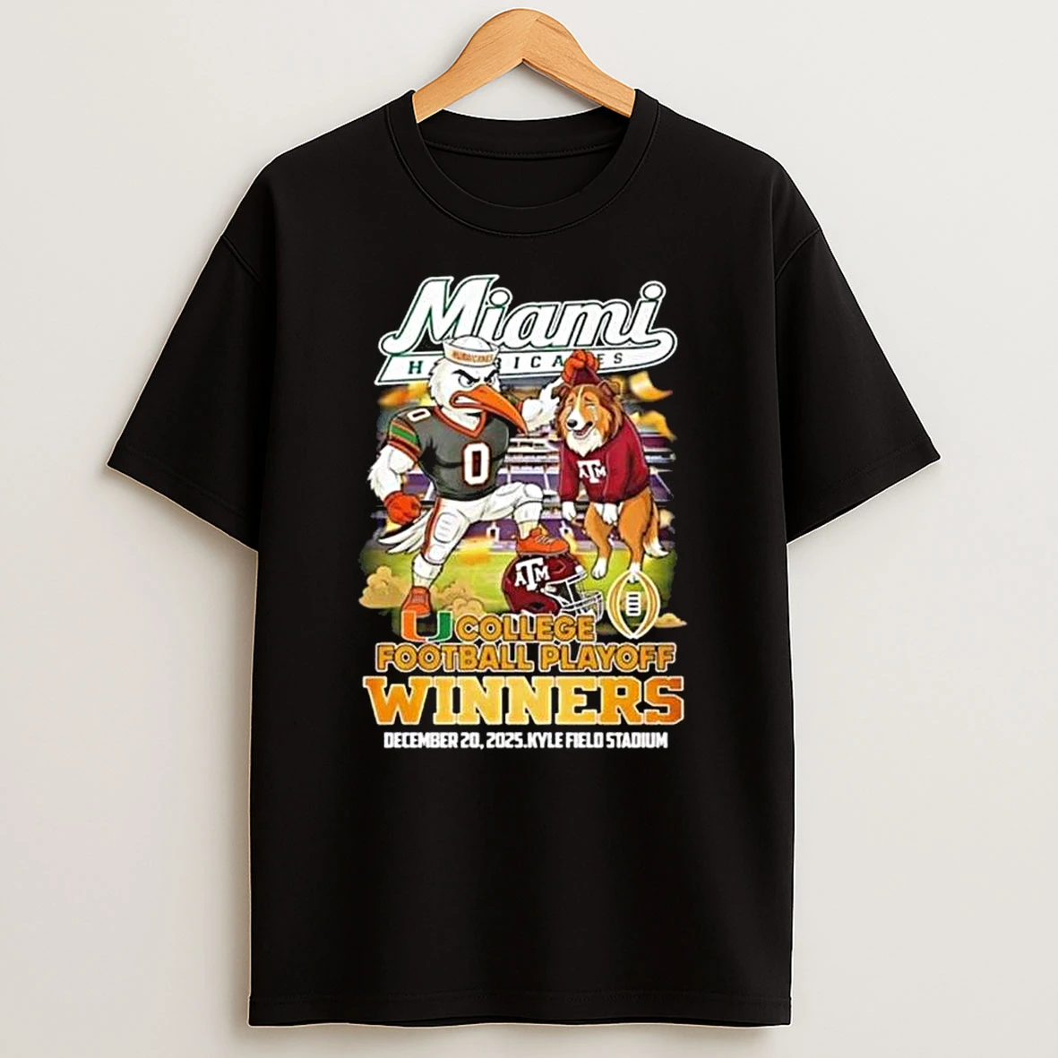 Vflippa Legendusashirt 20251224_094845 92_miami Hurricanes 2025 26 College Football Playoff Bound Winners Mascot T Shirt