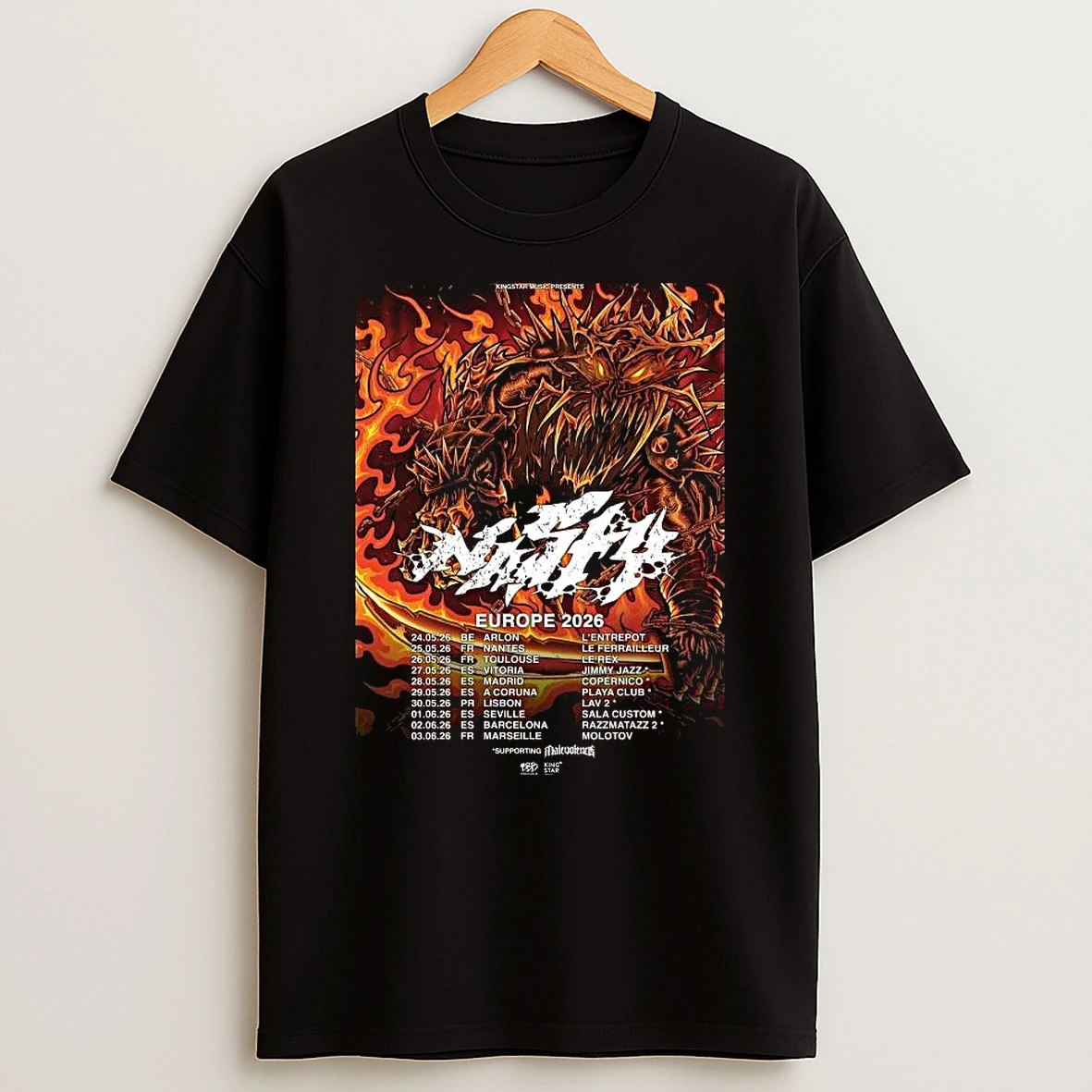 Vflippa Legendusashirt 20251224_094845 92_nasty Europe Tour 2026 T Shirt