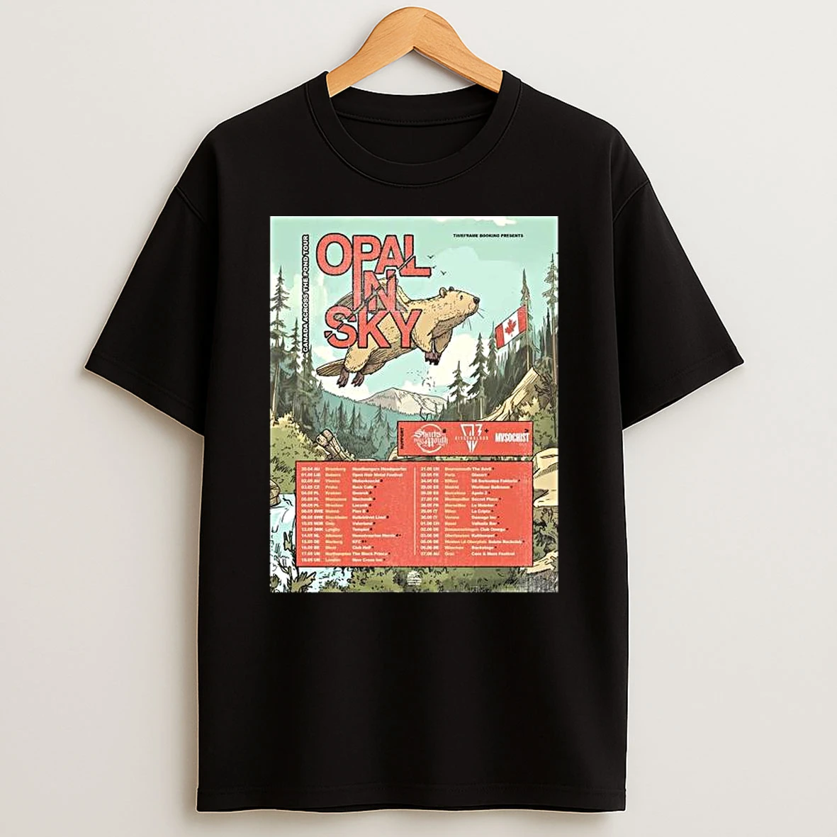 Vflippa Legendusashirt 20251224_094845 92_opal In Sky Canada Across The Pond Tour 2026 Europe And Uk Schedule Dates T Shirt
