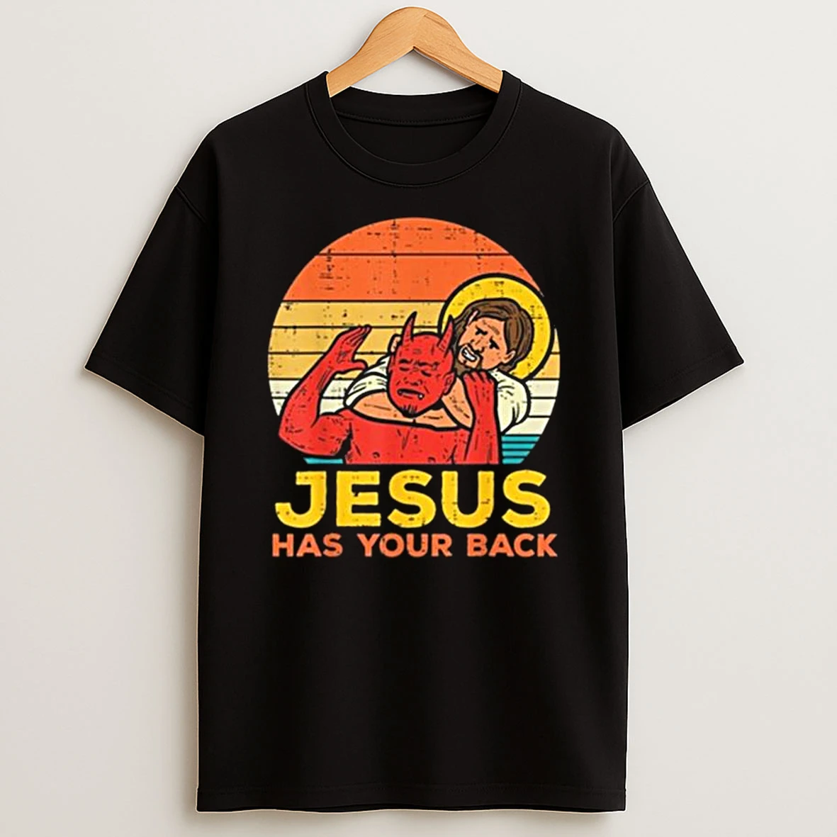 Vflippa Legendusashirt 20251224_094845 92_otis Wrestler Jesus Has Your Back Jiu Jitsu Retro Christian T Shirt