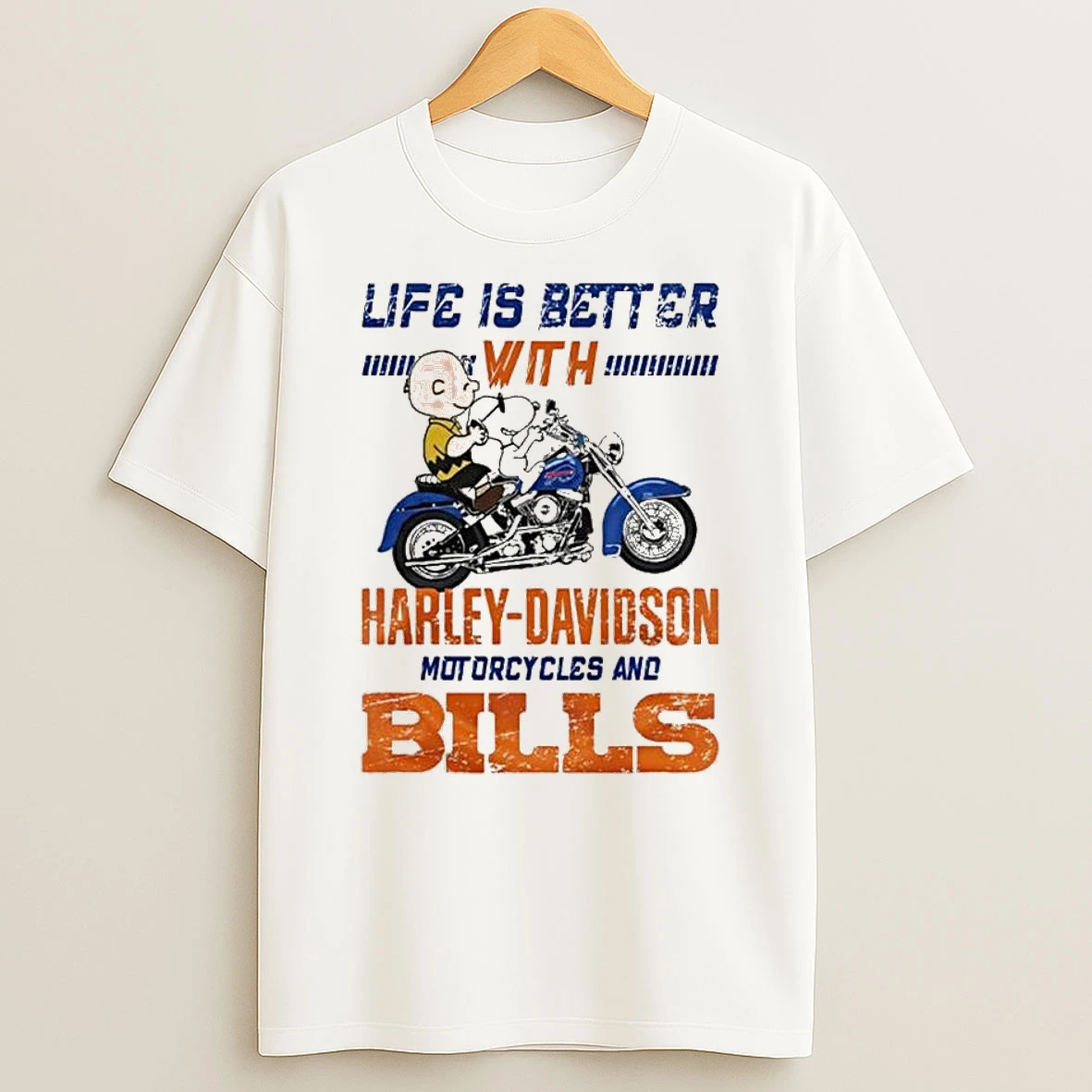 Vflippa Legendusashirt 20251224_094845 92_peanuts Life Is Better With Harley Davidson Motorcycles And Buffalo Bills Nfl T Shirt