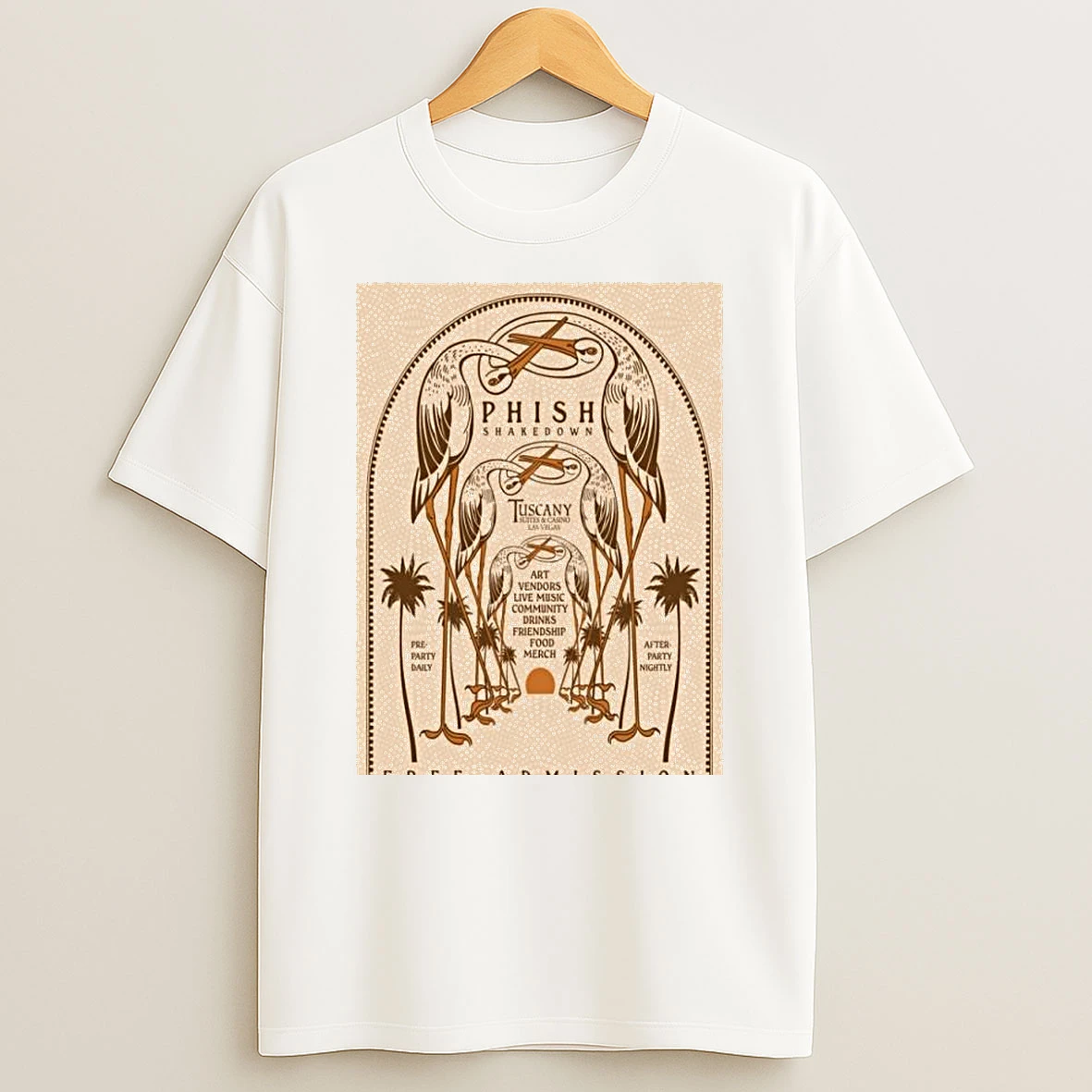 Vflippa Legendusashirt 20251224_094845 92_phish Shakedown Free Admission Tour 2026 T Shirt