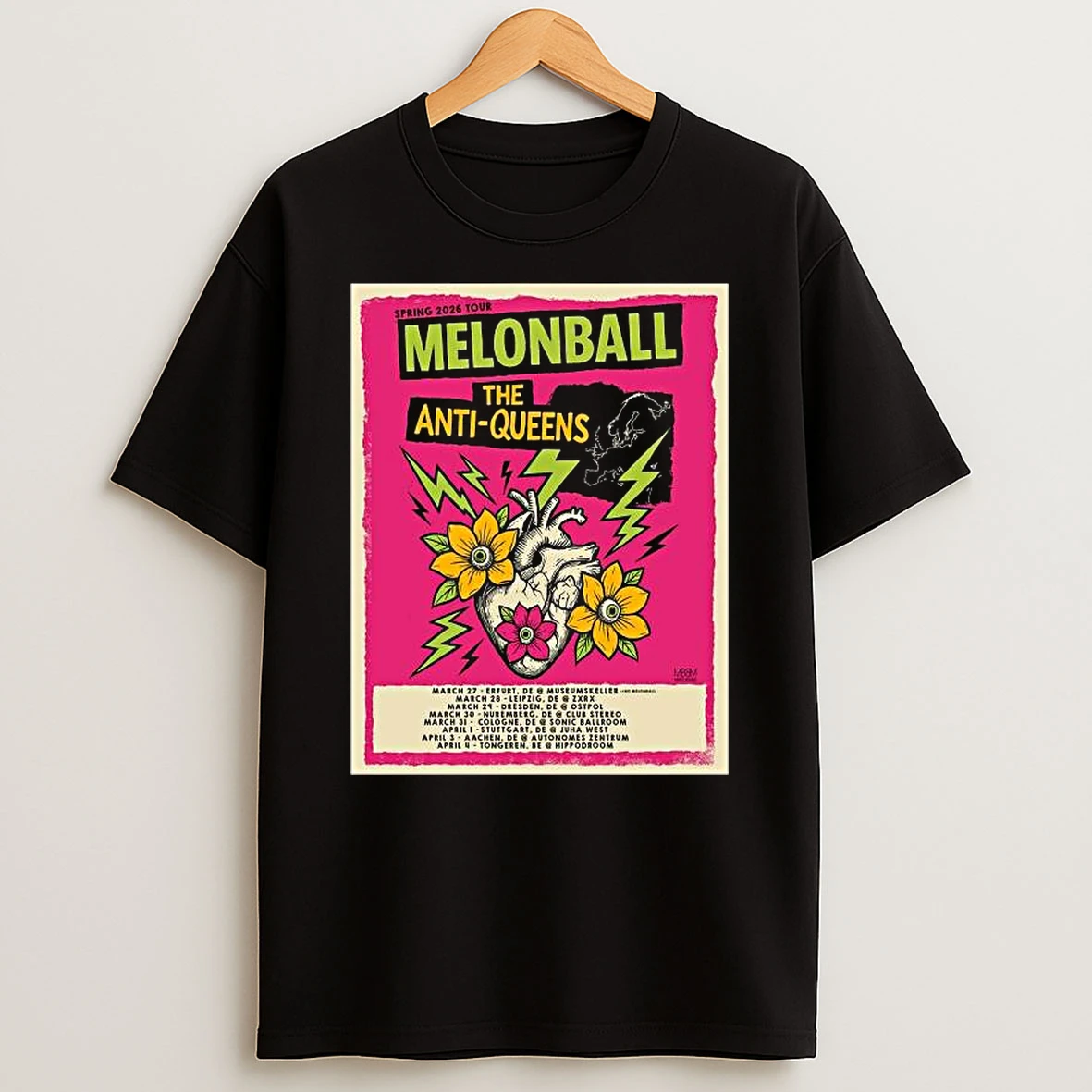 Vflippa Legendusashirt 20251224_094845 92_the Anti Queens Spring Europe Tour 2026 Schedule Dates T Shirt