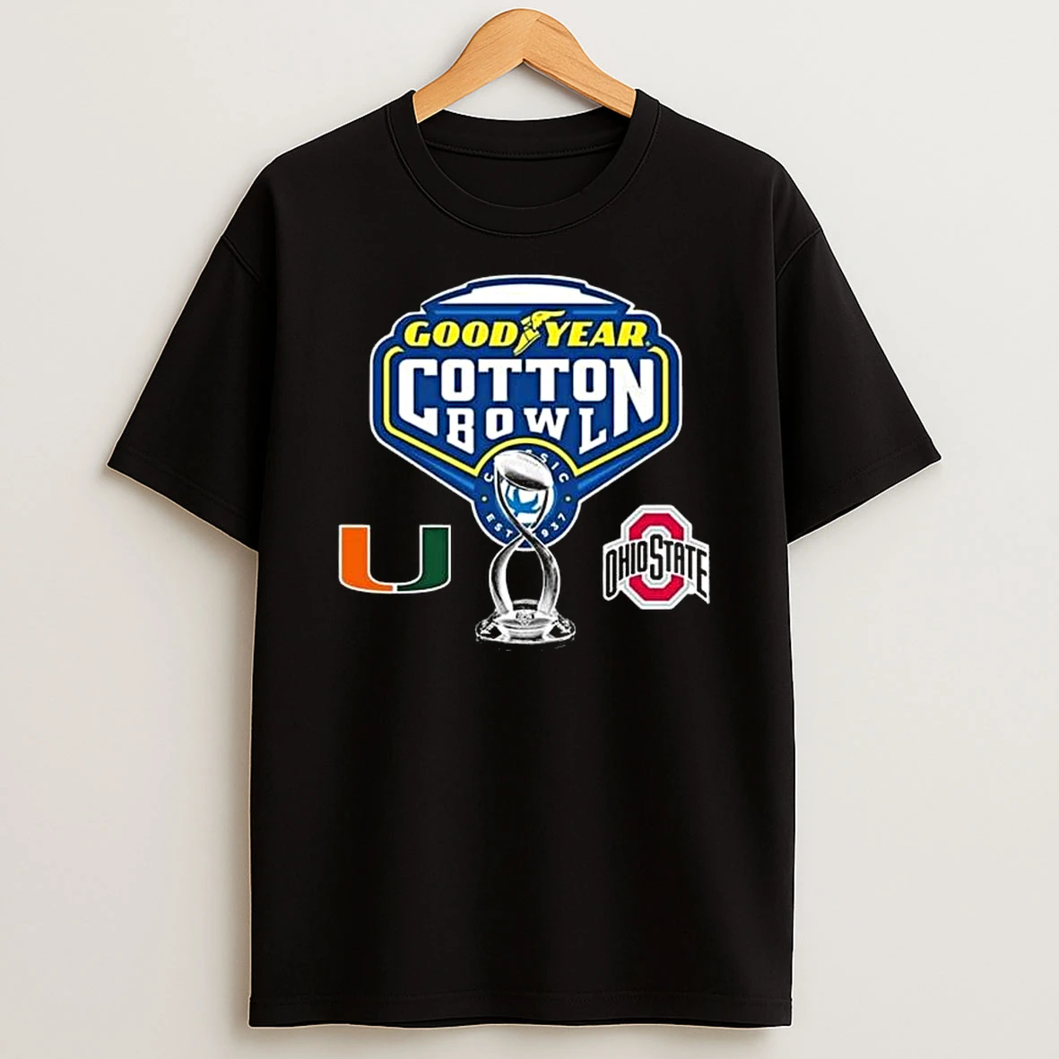 Vflippa Legendusashirt 20251224_122755 76_2025 26 Coca Cola Bowl Season Miami Hurricanes Vs Ohio State Buckeyes Matchup 2025 Goodyear Cotton Bowl Classic On December 31 T Shirt