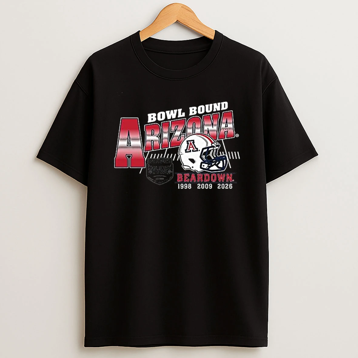 Vflippa Legendusashirt 20251224_122755 76_arizona Wildcats Football Bowl Bound Beardown 2026 Helmet T Shirt