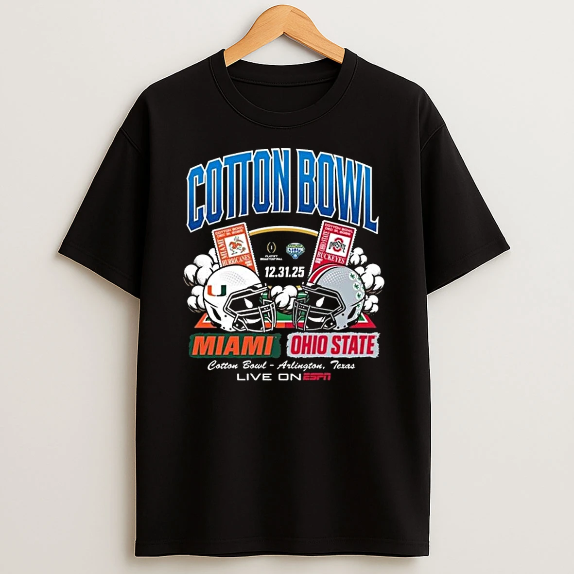 Vflippa Legendusashirt 20251224_122755 76_ohio State Buckeyes 2025 Cotton Bowl Head To Head T Shirt