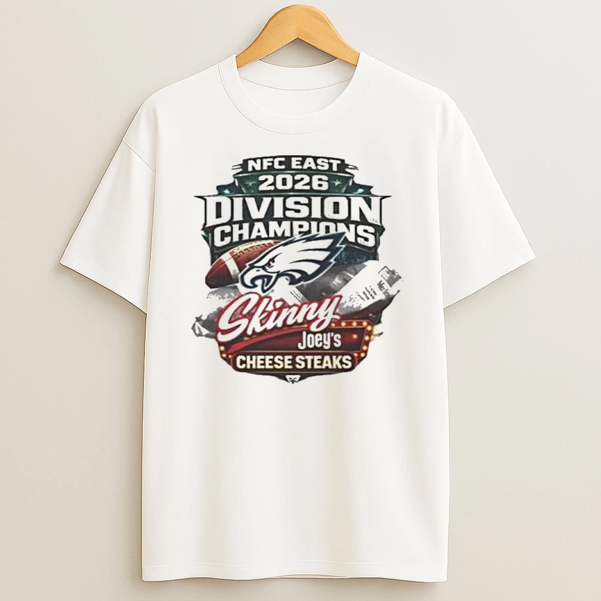 Vflippa Legendusashirt 20251224_122755 76_philadelphia Eagles Skinny Joeys Cheesesteak Champs 2026 T Shirt