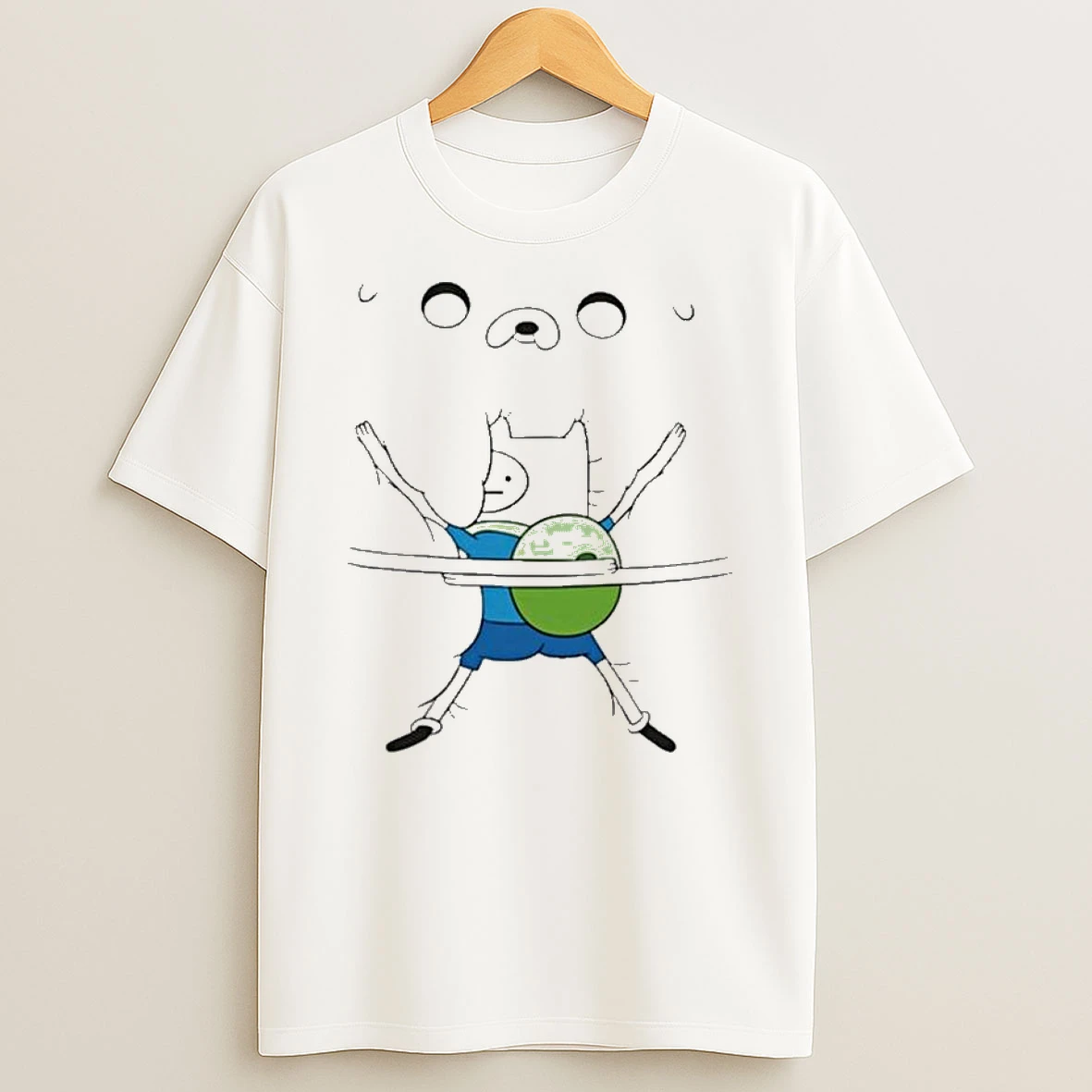 Vflippa Legendusashirt 20251224_122755 76_woman Wearing Adventure Time Bro Hug T Shirt