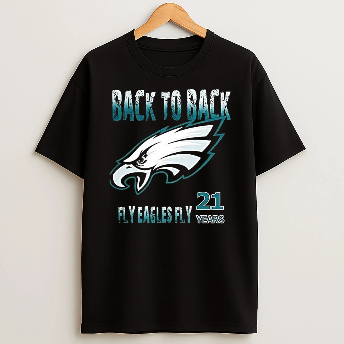 Vflippa Legendusashirt 20251224_125315 33_philadelphia Eagles 2025 Back To Back Nfc East Champs Fly Eagles Fly 21 Years T Shirt