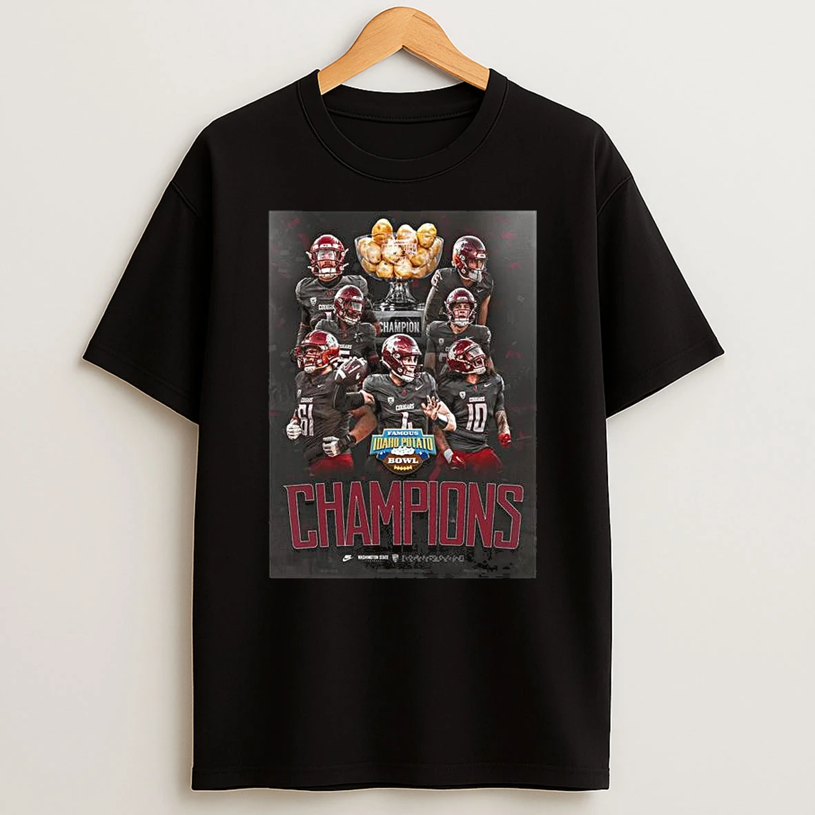 Vflippa Legendusashirt 20251225_094534 41_celebrates Washington State Cougars Champions Famous Idaho Potato Bowl 2025 T Shirt