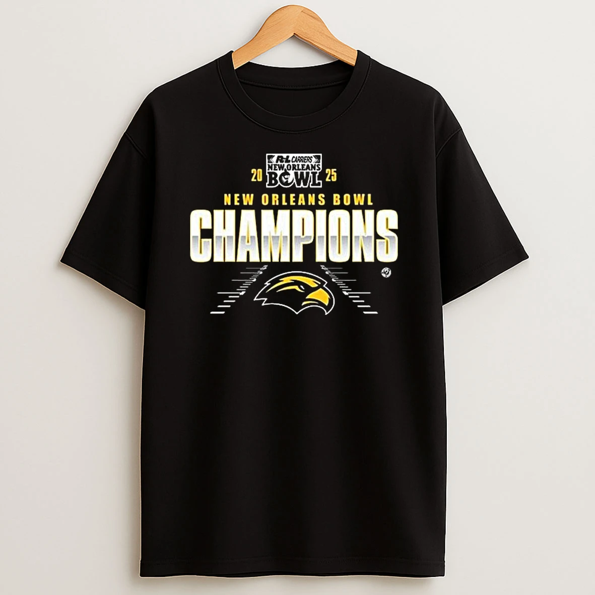 Vflippa Legendusashirt 20251225_094534 41_southern Miss Golden Eagles New Orleans Bowl Champions 2025 T Shirt