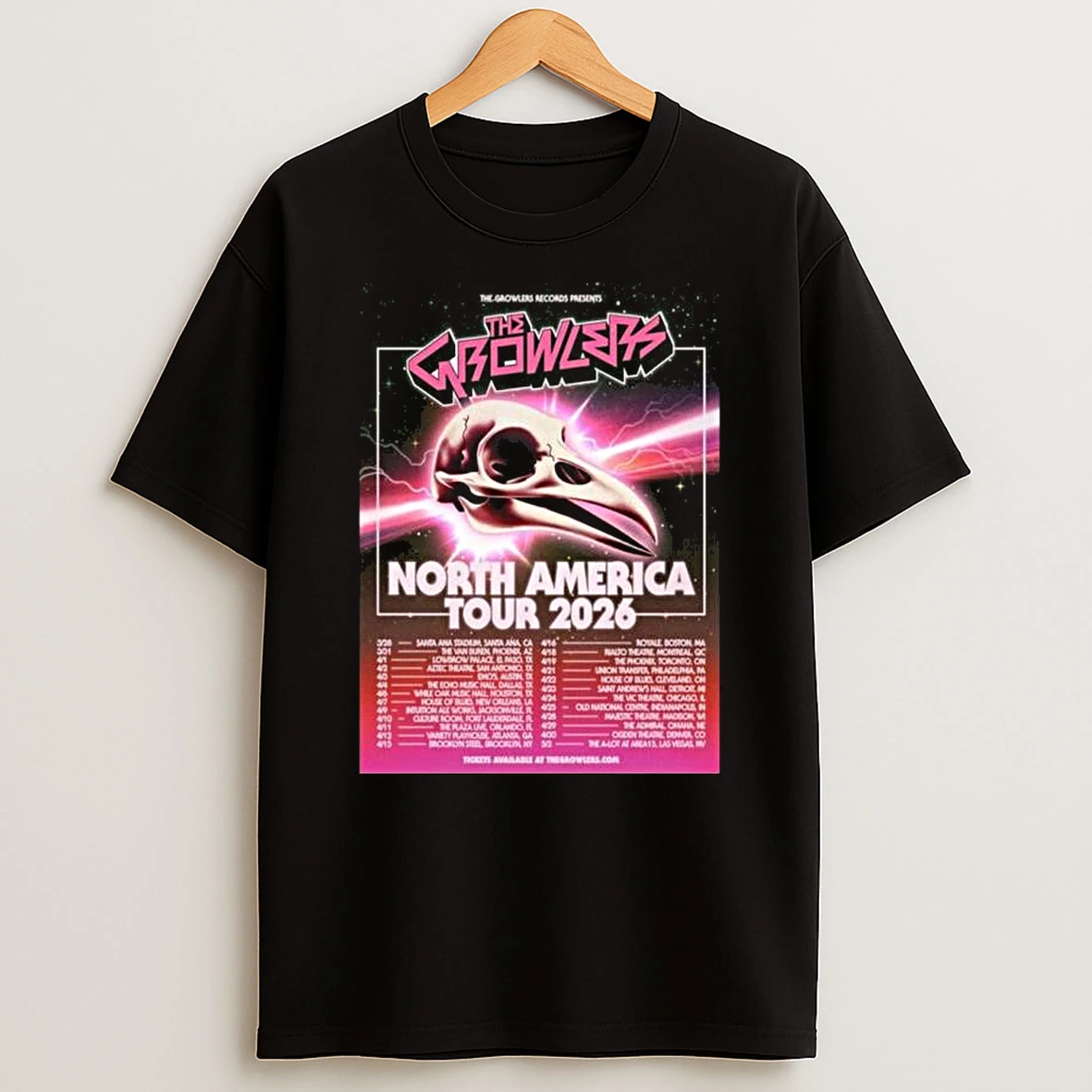 Vflippa Legendusashirt 20251225_094534 41_the Growlers North America Tour 2026 City Dates T Shirt