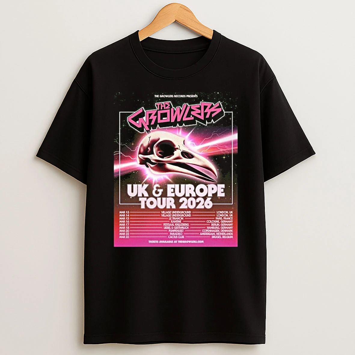 Vflippa Legendusashirt 20251225_094534 41_the Growlers Uk And Europe Tour 2026 Schedule Dates T Shirt