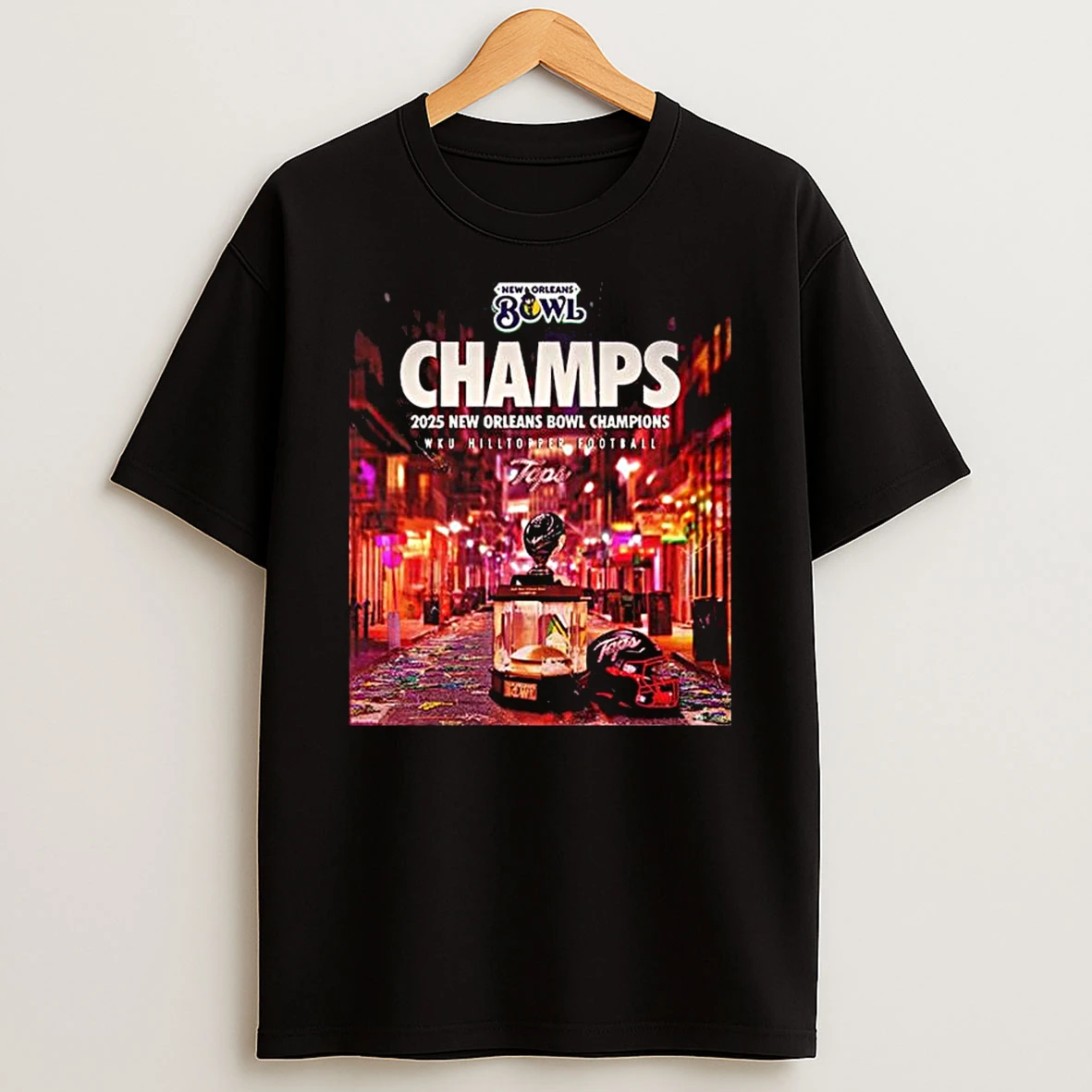 Vflippa Legendusashirt 20251225_094534 41_western Kentucky Hilltoppers Champs 2025 New Orleans Bowl Champions Wku Hilltopper Football T Shirt