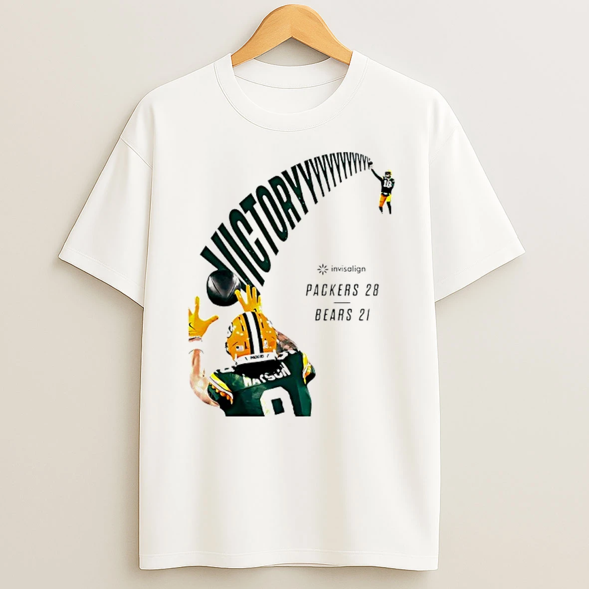 Vflippa Nowbestshirt 20251209_130203 95_green Bay Packers Victory 28 21 Bears T Shirt