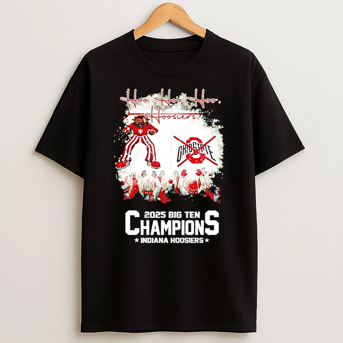 Vflippa Nowbestshirt 20251209_130203 95_indiana Hoosiers 2025 Big Ten Champions Hoo Hoo Hoo Hoosiers T Shirt