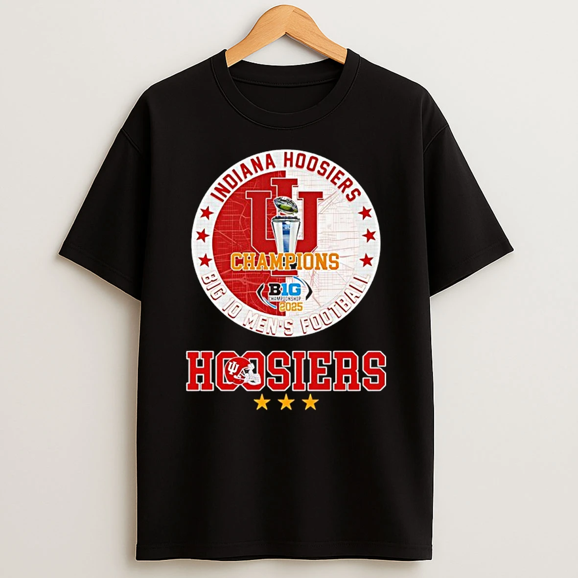 Vflippa Nowbestshirt 20251209_130203 95_indiana Hoosiers Big 10 Mens Football Champions 2025 Logo T Shirt