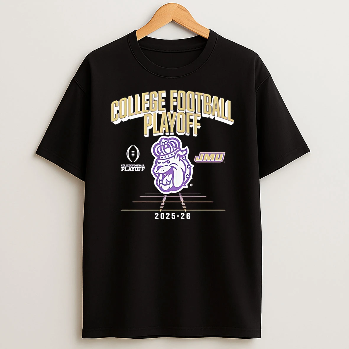 Vflippa Nowbestshirt 20251209_130203 95_jmu Football College Football Playoff Mascot 2025 26 T Shirt