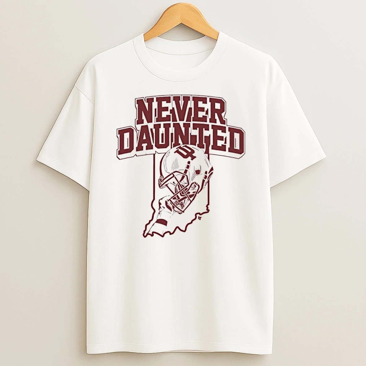 Vflippa Nowbestshirt 20251209_130203 95_never Daunted Indiana Hoosiers Football State Helmet T Shirt
