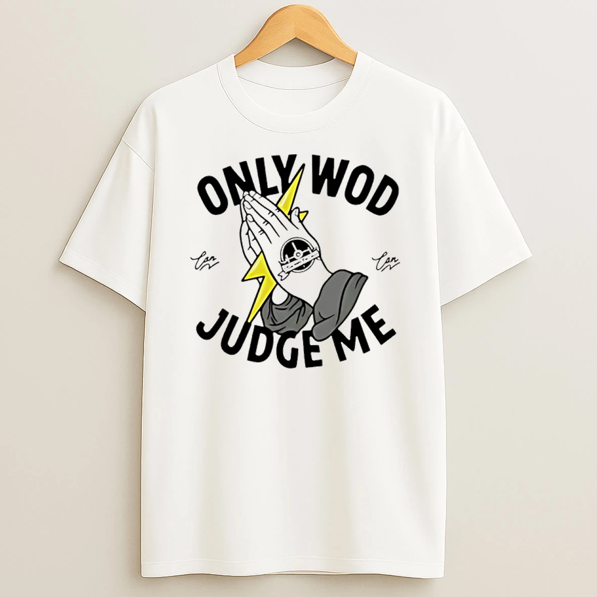 Vflippa Nowbestshirt 20251209_130203 95_thundernoise Only Wod Can Judge Me T Shirt