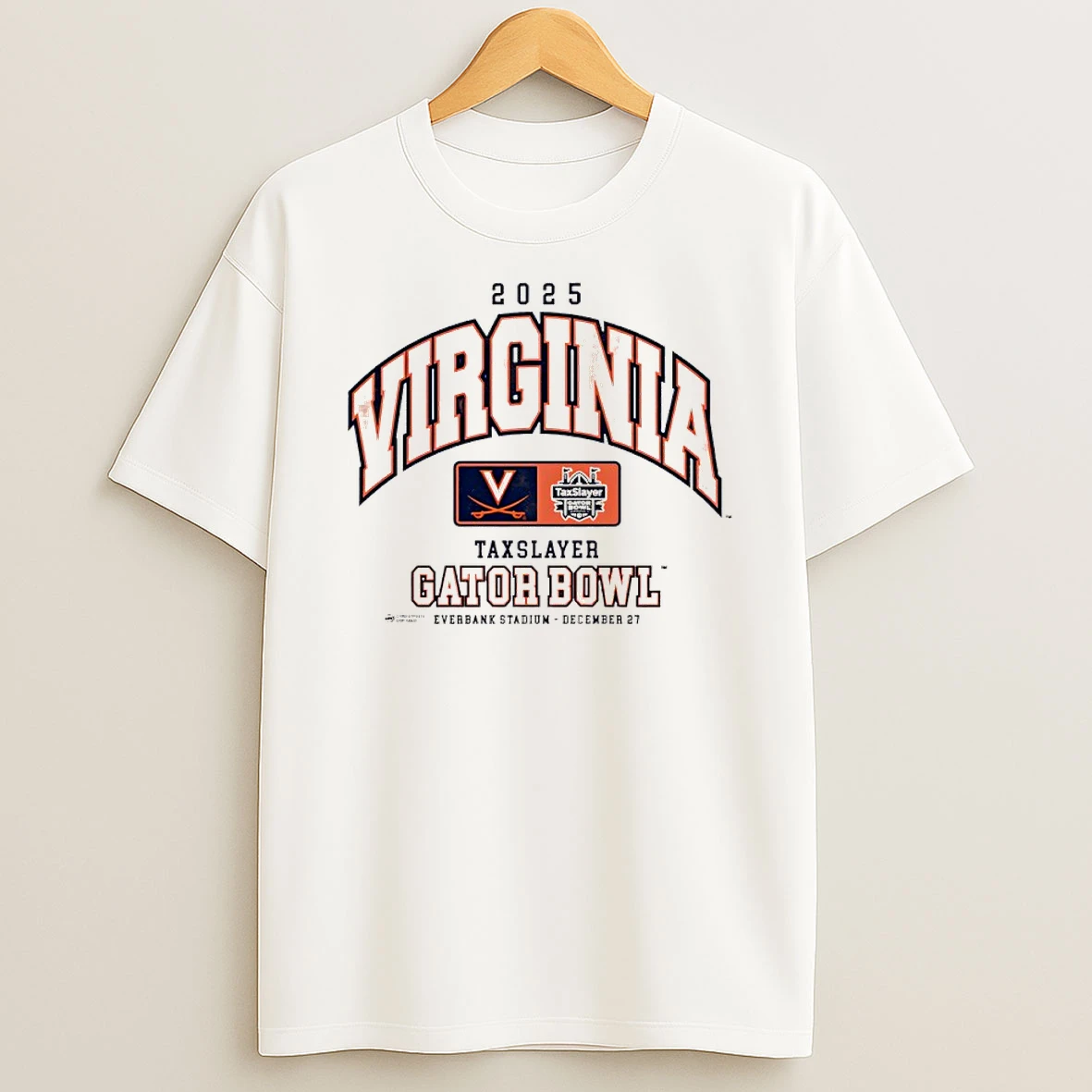 Vflippa Nowbestshirt 20251209_130203 95_virginia Cavaliers 2025 Taxslayer Gator Bowl T Shirt