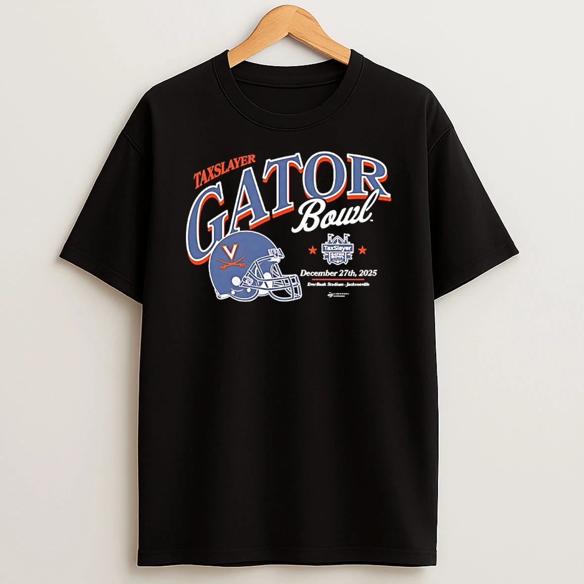 Vflippa Nowbestshirt 20251209_130203 95_virginia Cavaliers 2025 Taxslayer Gator Bowl Helmet T Shirt