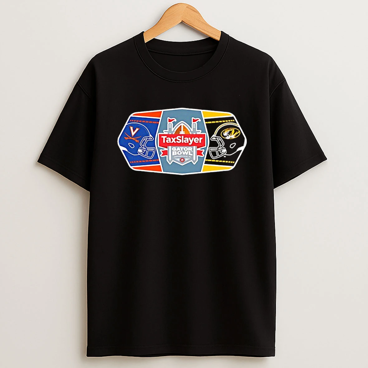 Vflippa Nowbestshirt 20251209_130203 95_virginia Vs Mizzou 2025 Taxslayer Gator Bowl 2 Team T Shirt