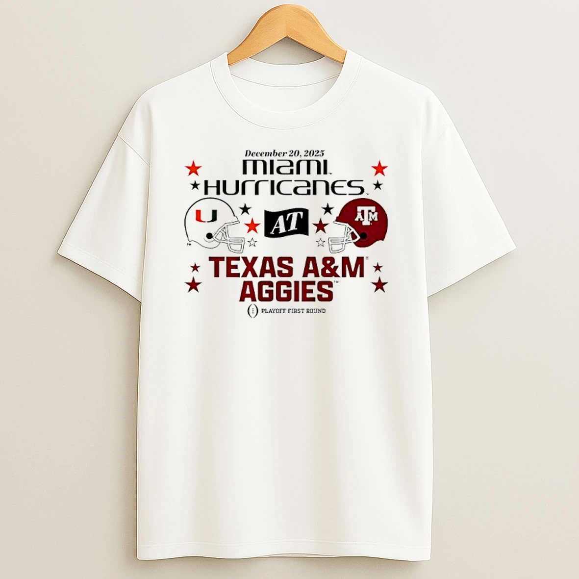 Vflippa Nowbestshirt 20251210_135131 31_texas Am Aggies Vs Miami Hurricanes 2025 Cfp First Round Matchup T Shirt