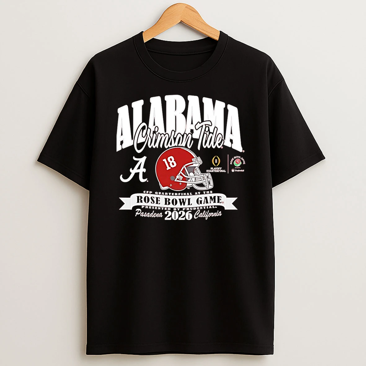 Vflippa Schmidtstee 20251222_104542 297_alabama Crimson Tide College Football Playoff 2026 Rose Bowl T Shirt