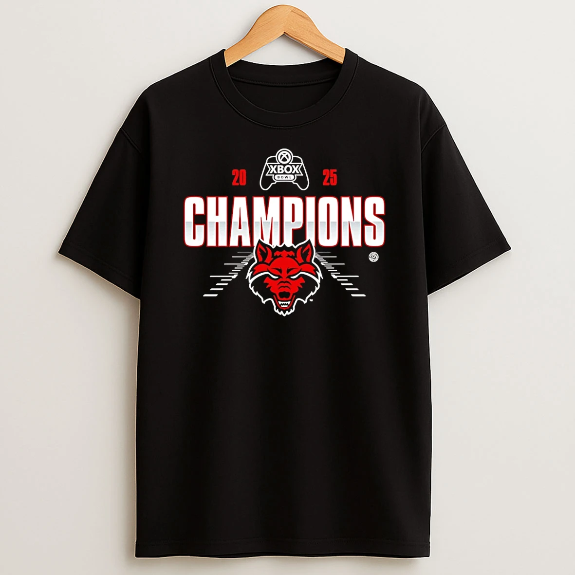 Vflippa Schmidtstee 20251222_104542 297_arkansas State Red Wolves 2025 Xbox Bowl Champions T Shirt