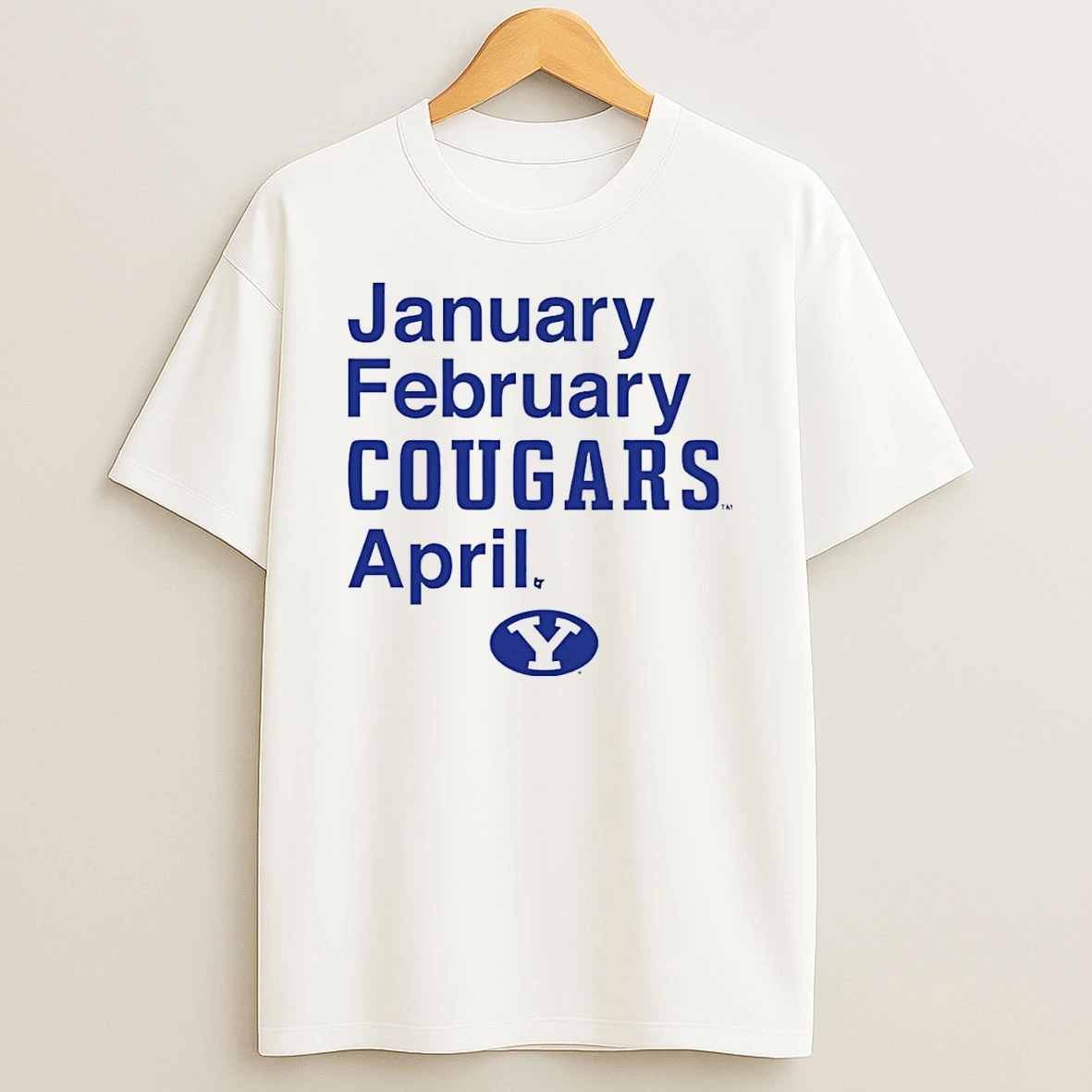 Vflippa Schmidtstee 20251222_104542 297_byu Basketball January February Cougars April T Shirt