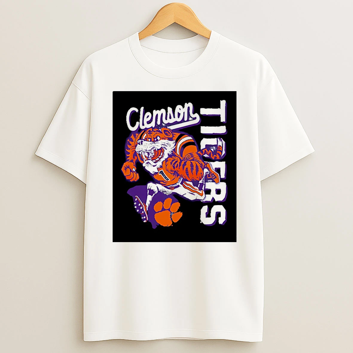Vflippa Schmidtstee 20251222_104542 297_clemson Tigers Mascot Running 26 T Shirt