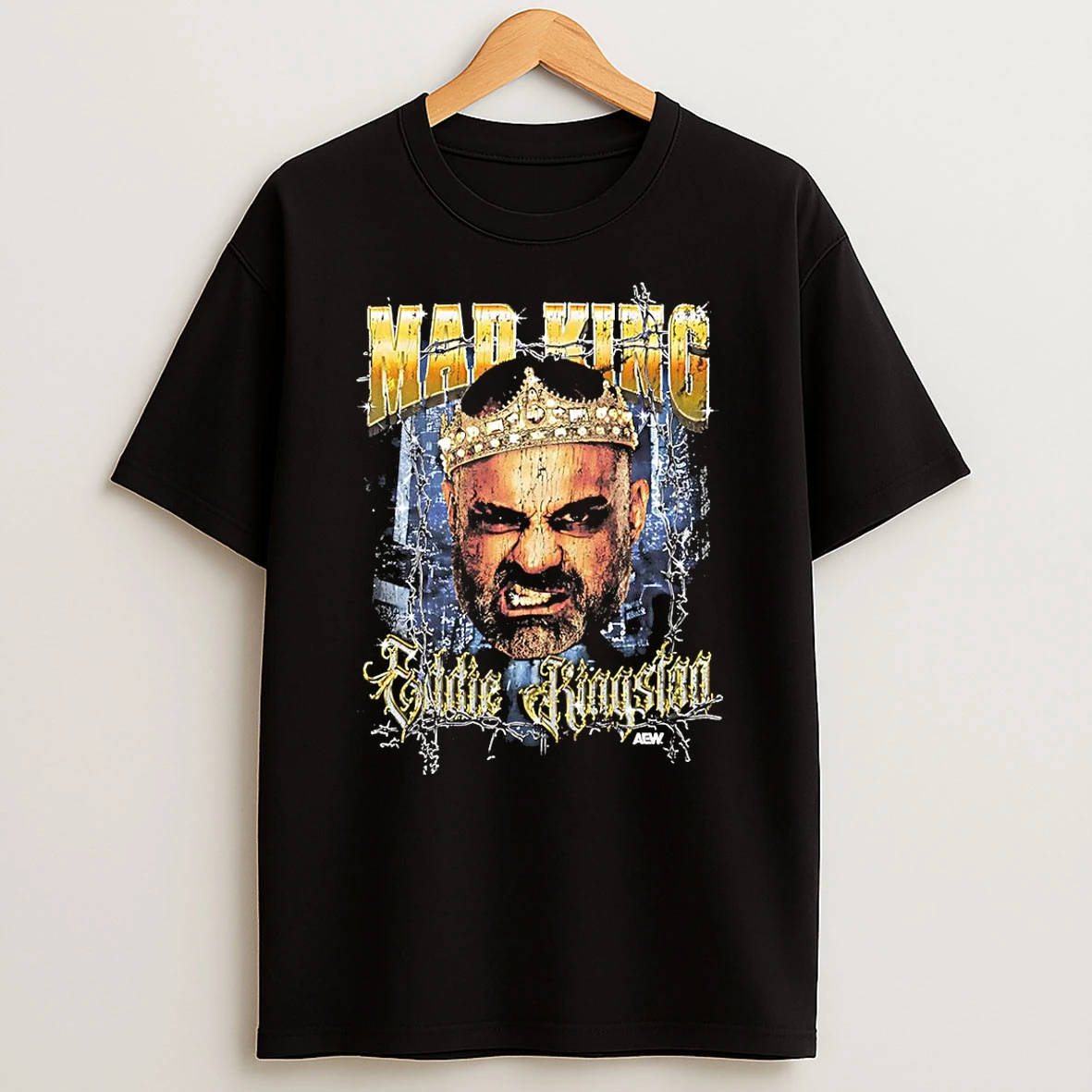 Vflippa Schmidtstee 20251222_104542 297_eddie Kingston Mad King Vintage T Shirt