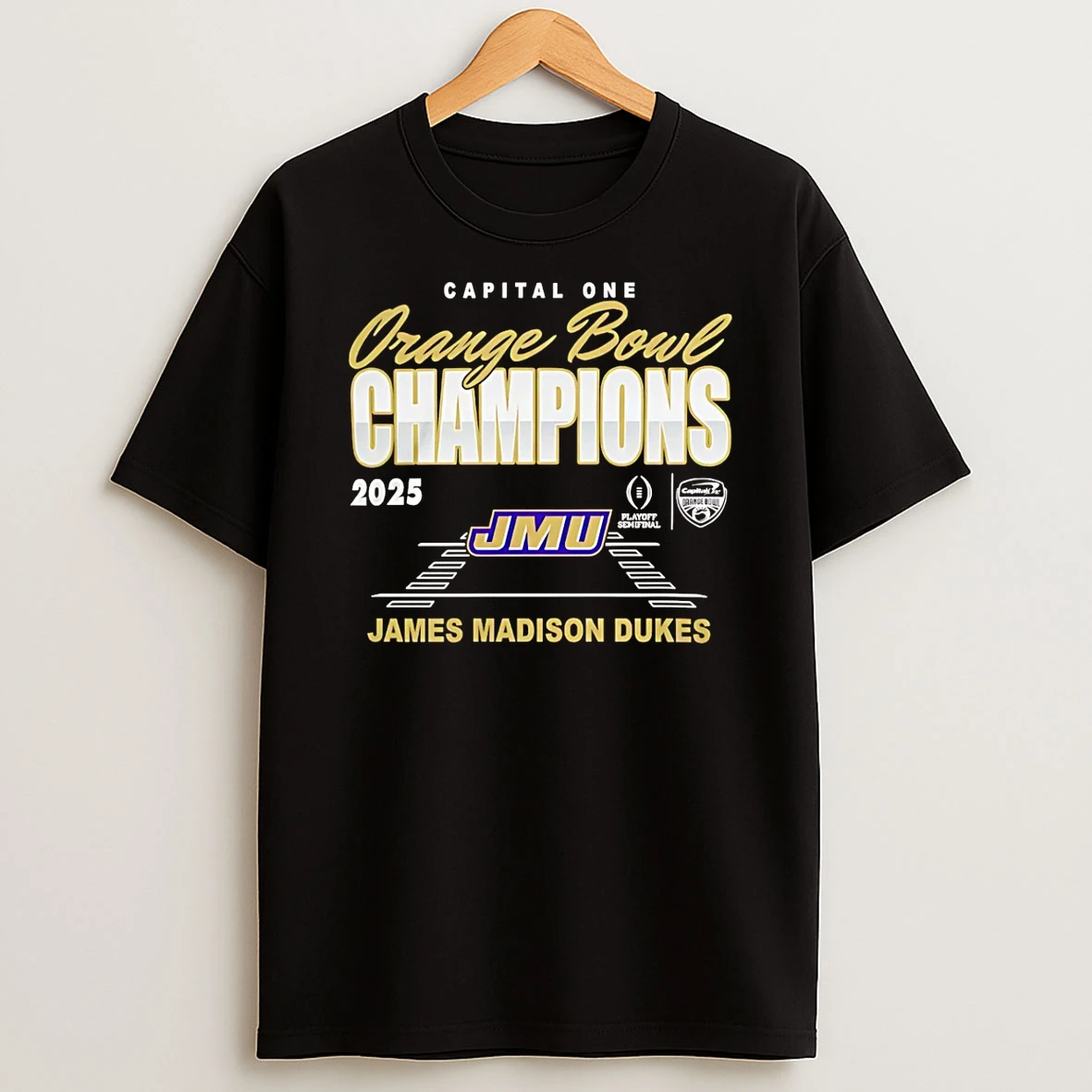 Vflippa Schmidtstee 20251222_104542 297_james Madison Dukes 2026 Orange Bowl Champions Classic T Shirt
