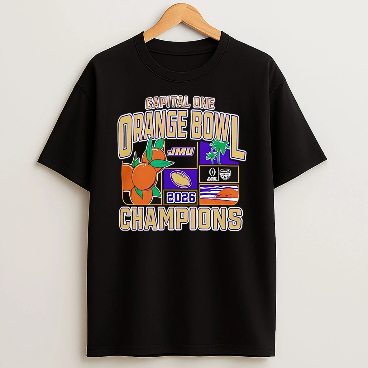 Vflippa Schmidtstee 20251222_104542 297_james Madison Dukes Orange Bowl Champions 2026 Cfp Football T Shirt
