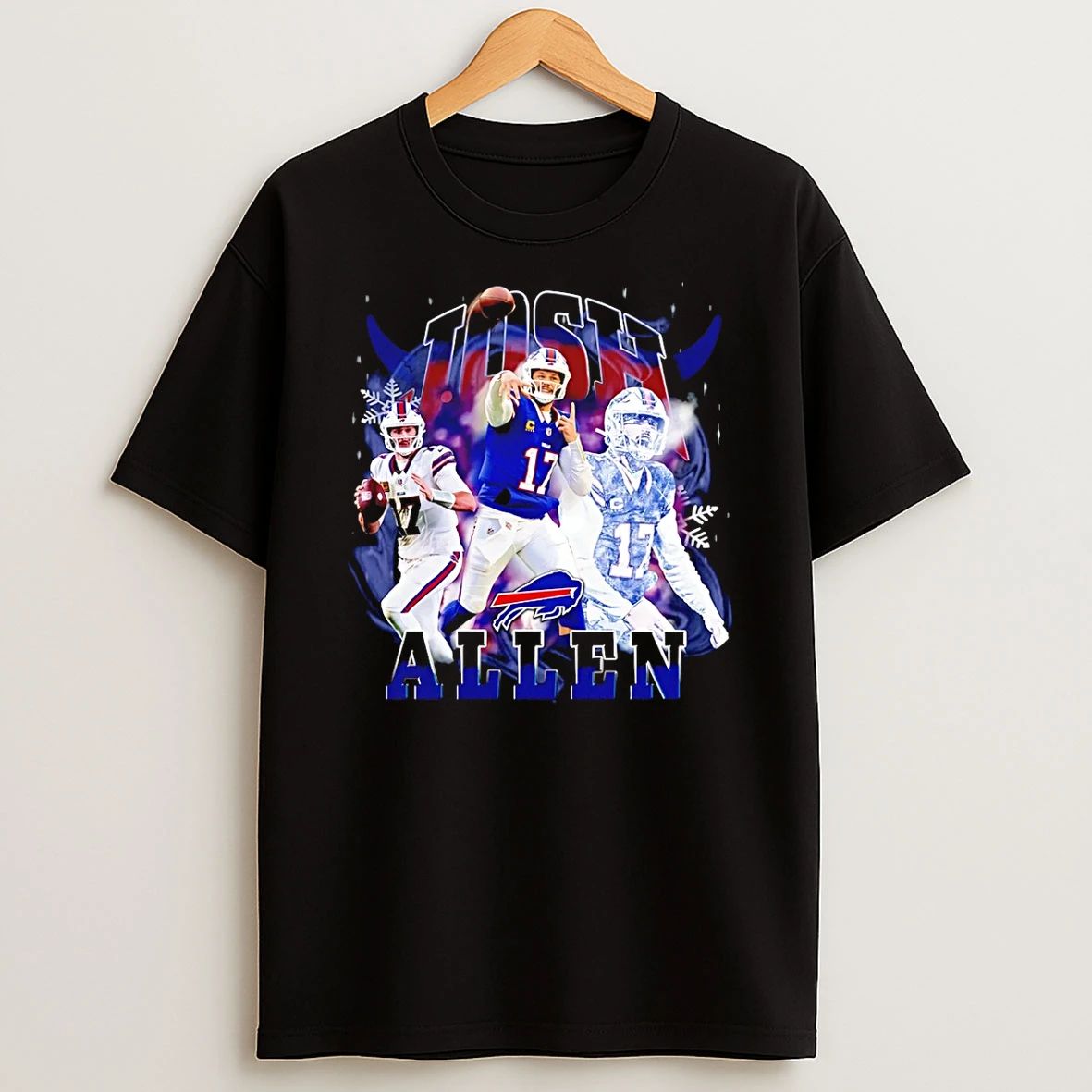 Vflippa Schmidtstee 20251222_104542 297_josh Allen Buffalo Bills Notorious Graphic T Shirt