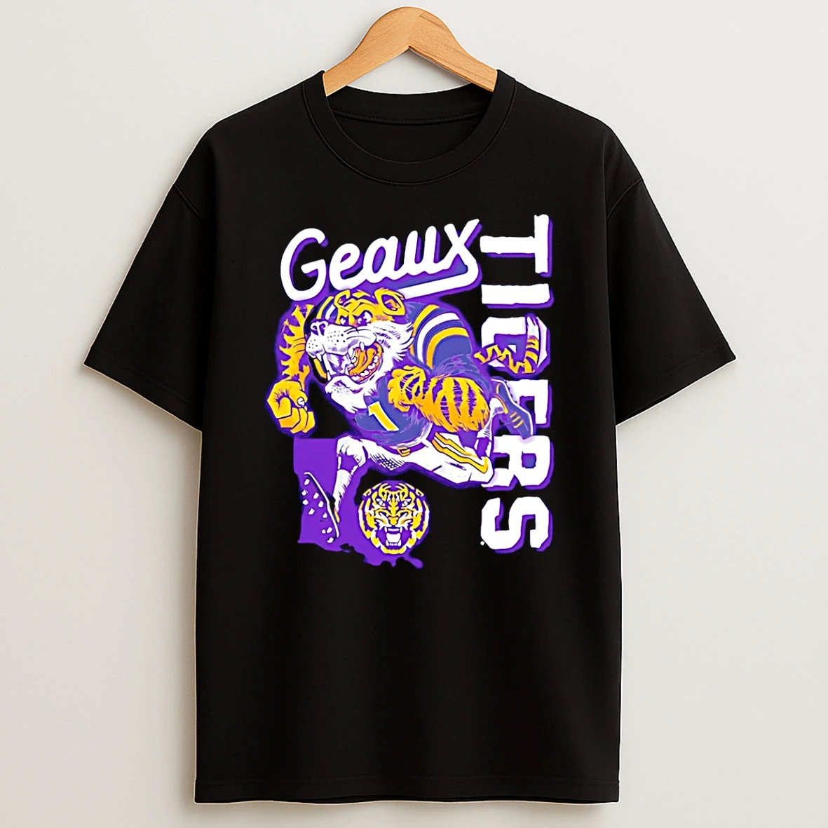 Vflippa Schmidtstee 20251222_104542 297_lsu Tigers Mascot Running 26 T Shirt