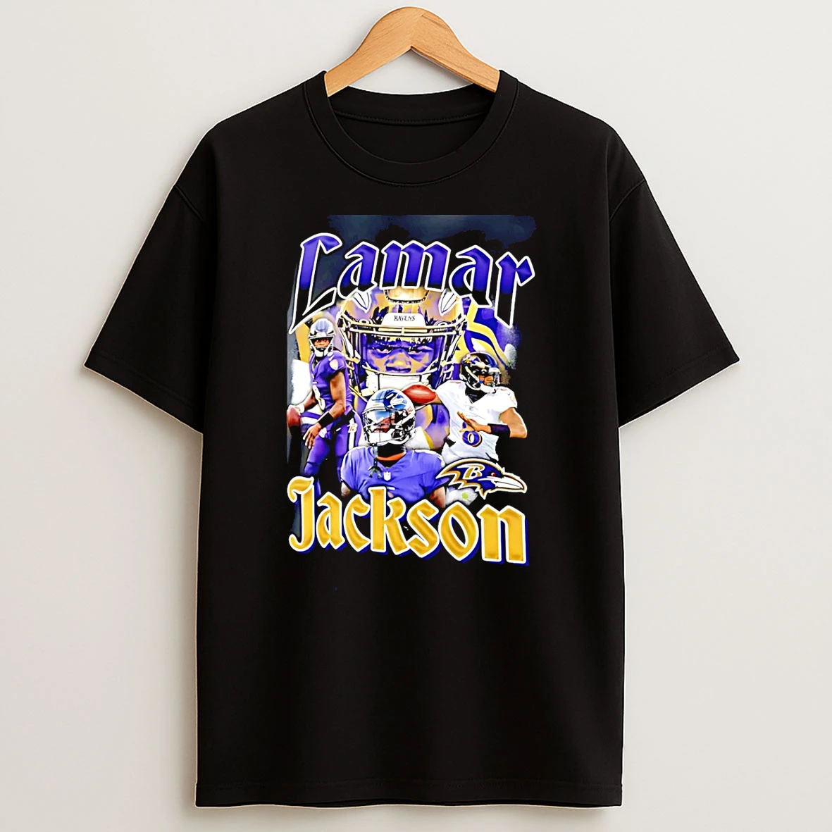 Vflippa Schmidtstee 20251222_104542 297_lamar Jackson Baltimore Ravens Notorious Graphic T Shirt