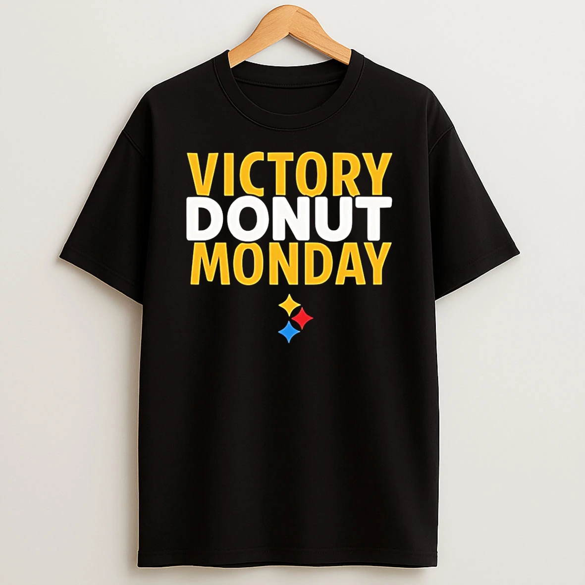 Vflippa Schmidtstee 20251222_104542 297_max Starks Victory Donut Monday Pittsburgh Steelers T Shirt