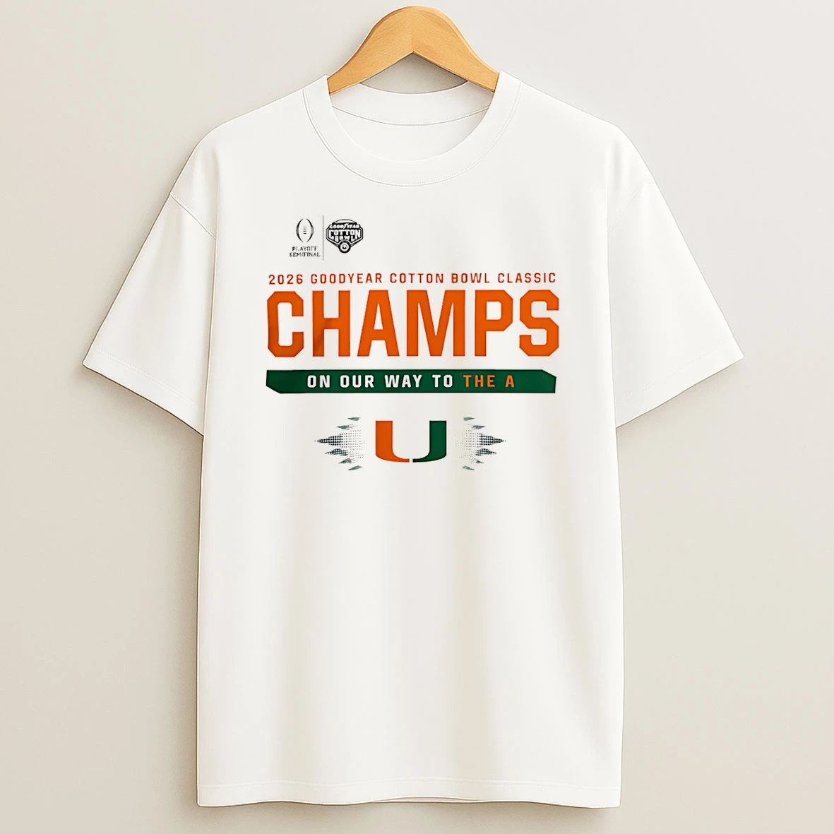 Vflippa Schmidtstee 20251222_104542 297_miami Hurricanes Cfp 2026 Cotton Bowl Champions Classic T Shirt