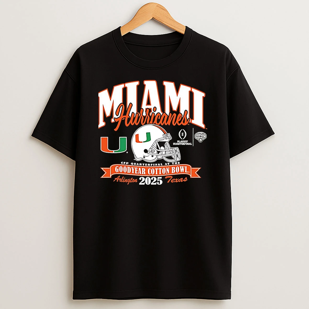 Vflippa Schmidtstee 20251222_104542 297_miami Hurricanes College Football Playoff 2025 Cotton Bowl T Shirt