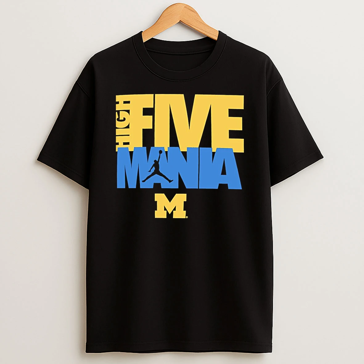Vflippa Schmidtstee 20251222_104542 297_michigan Wolverines High Five Mania T Shirt