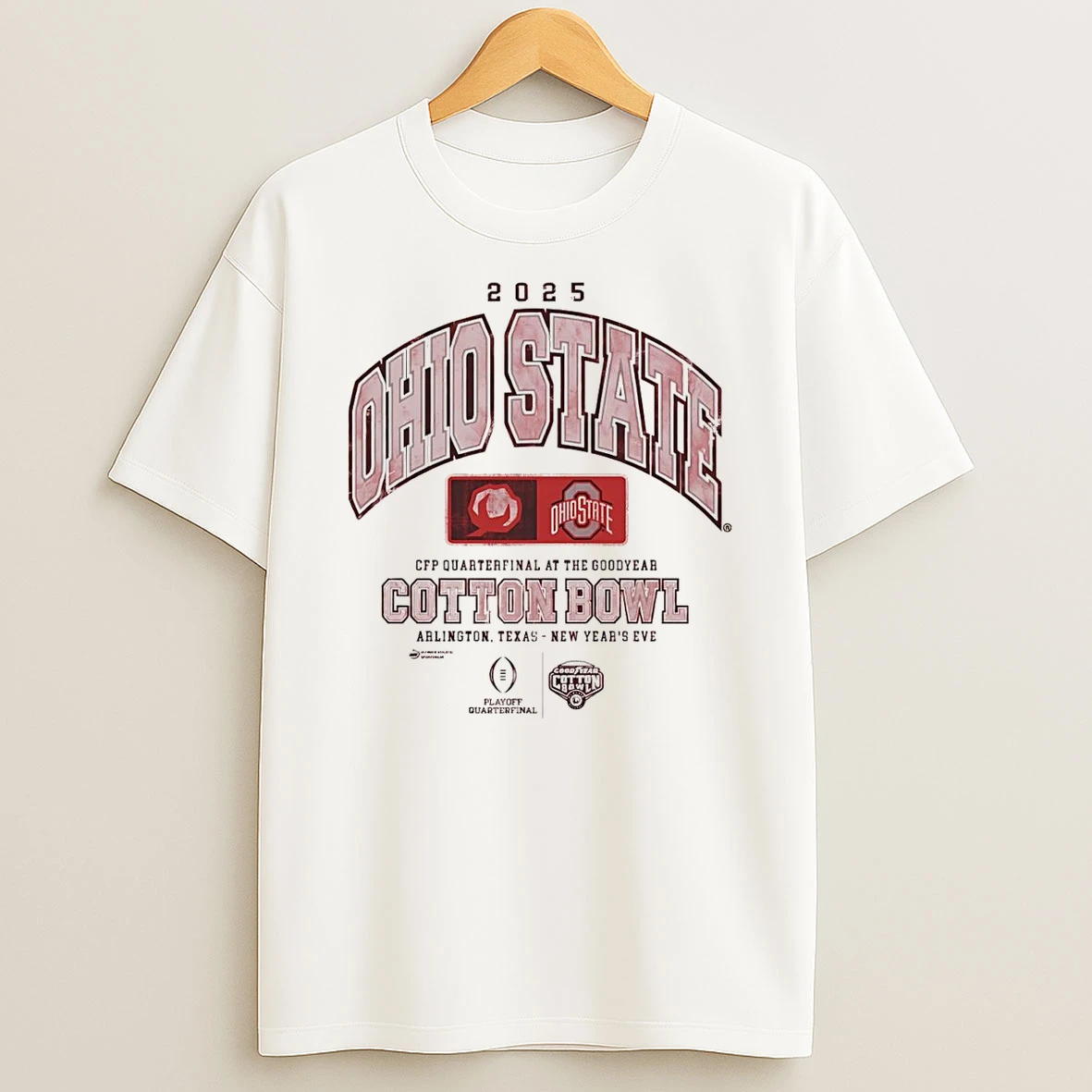 Vflippa Schmidtstee 20251222_104542 297_ohio State Buckeyes Cfp Quarterfinal At The Goodyear 2025 Cotton Bowl T Shirt